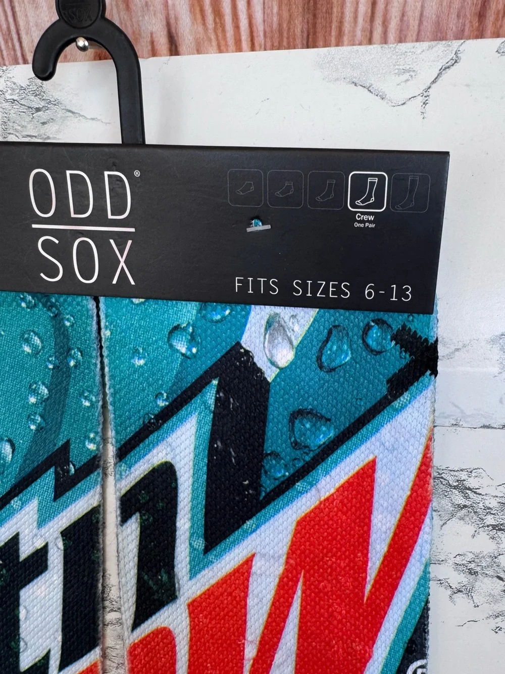 Odd Sox Mountain Dew Baja Blast Crew Socks